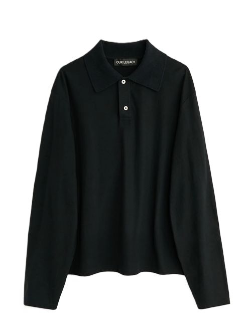 rugby longsleeve Maglia nera High Twist Our Legacy Our Legacy | M2266RBBLACK HIGH